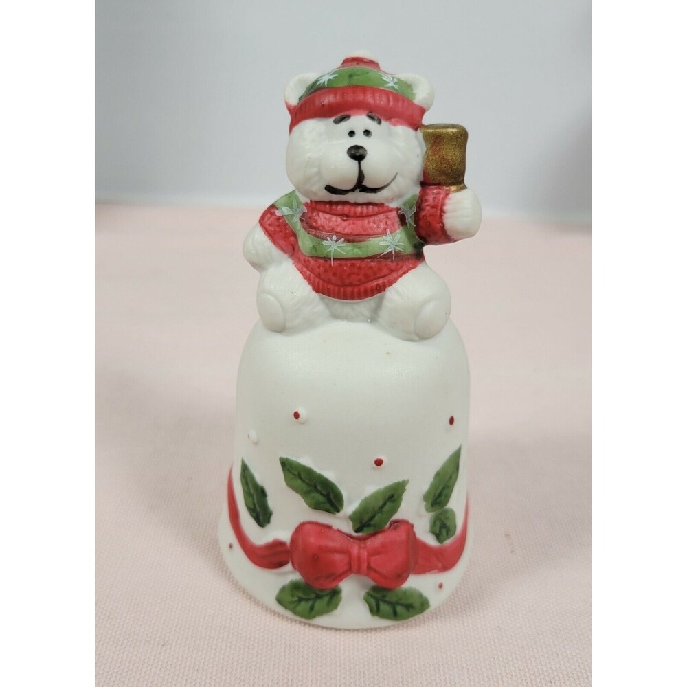 Vintage House of Lloyd Christmas Around the World Snow Bear Bell